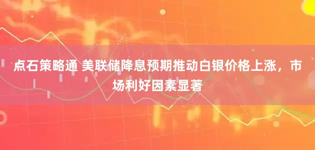 点石策略通 美联储降息预期推动白银价格上涨，市场利好因素显著